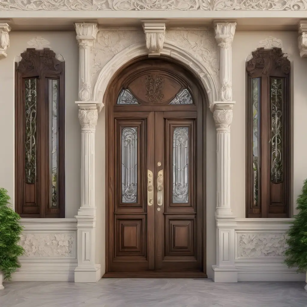 نجارة وتركيب أبواب خشبية في العين سماء البركان 0526639659