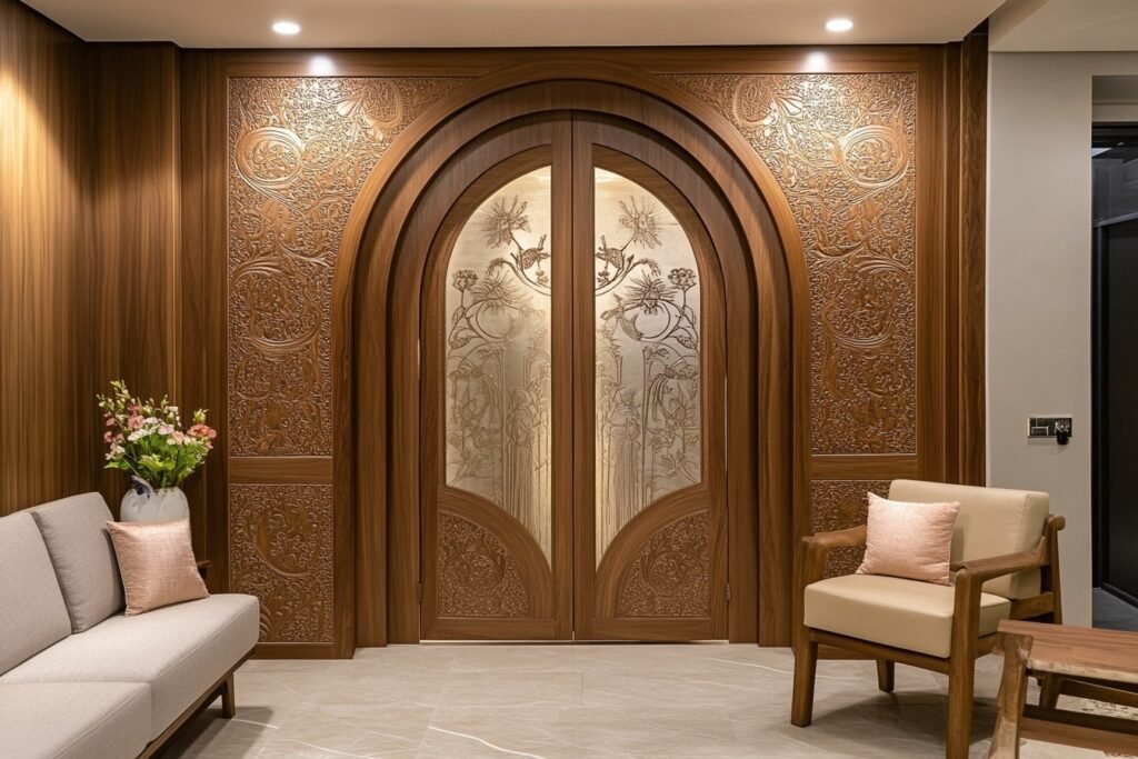 نجارة وتركيب أبواب خشبية في عجمان سماء البركان 0526639659